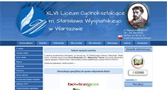 Desktop Screenshot of 47lo.waw.pl